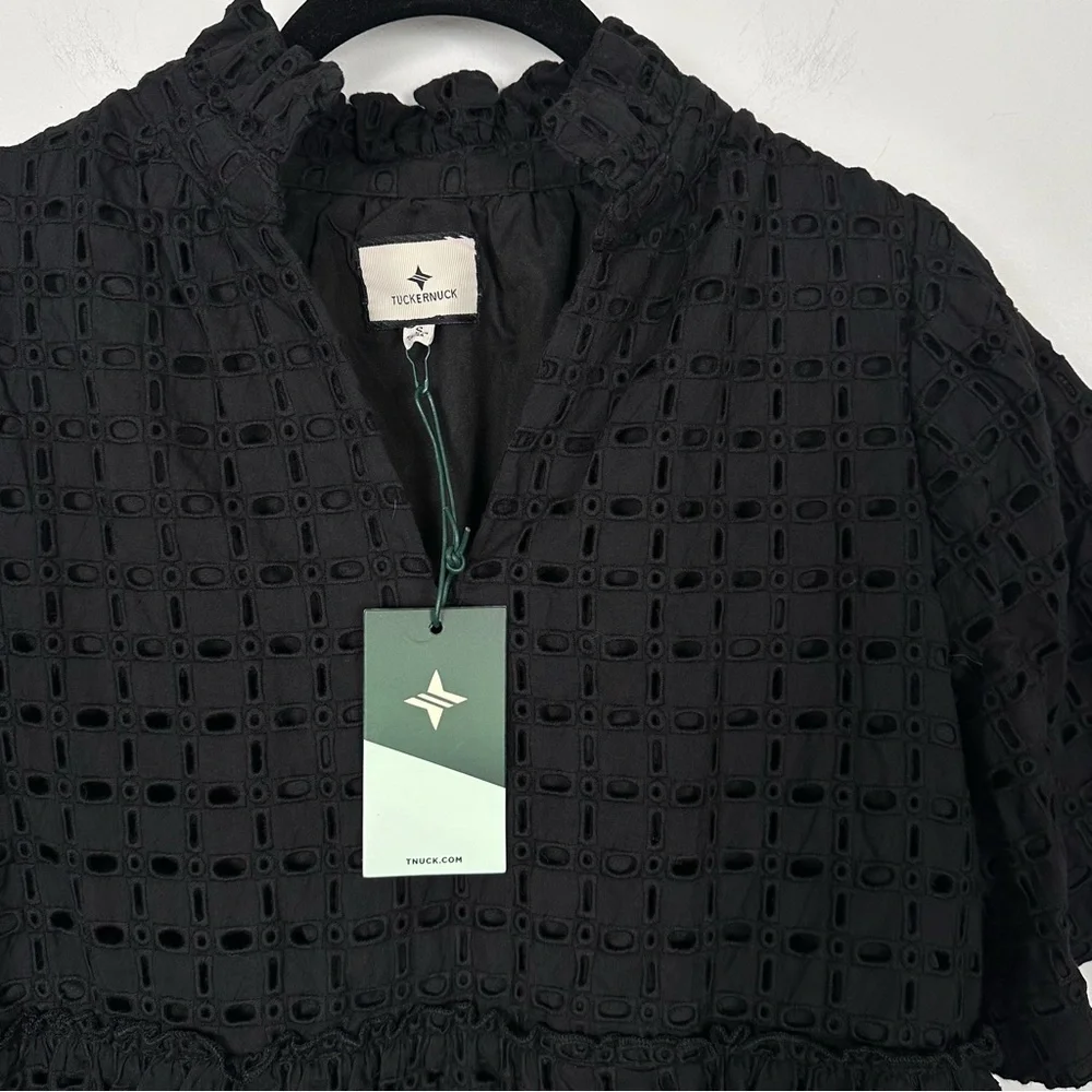 TUCKERNUCK Black Eyelet Crawford Dress - Picture 7 of 10
